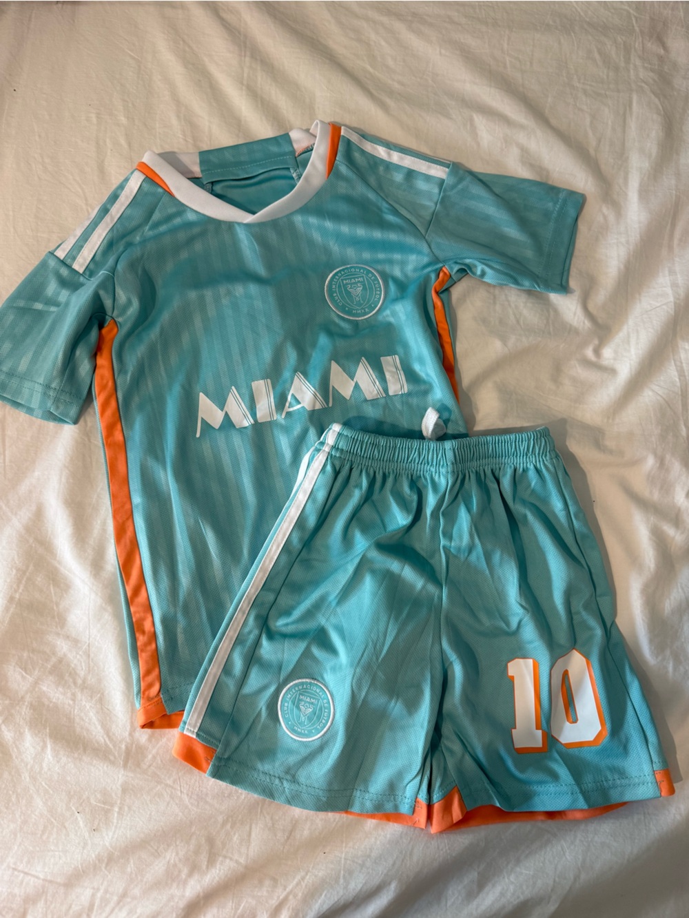 Kids Miami Messi Short Set